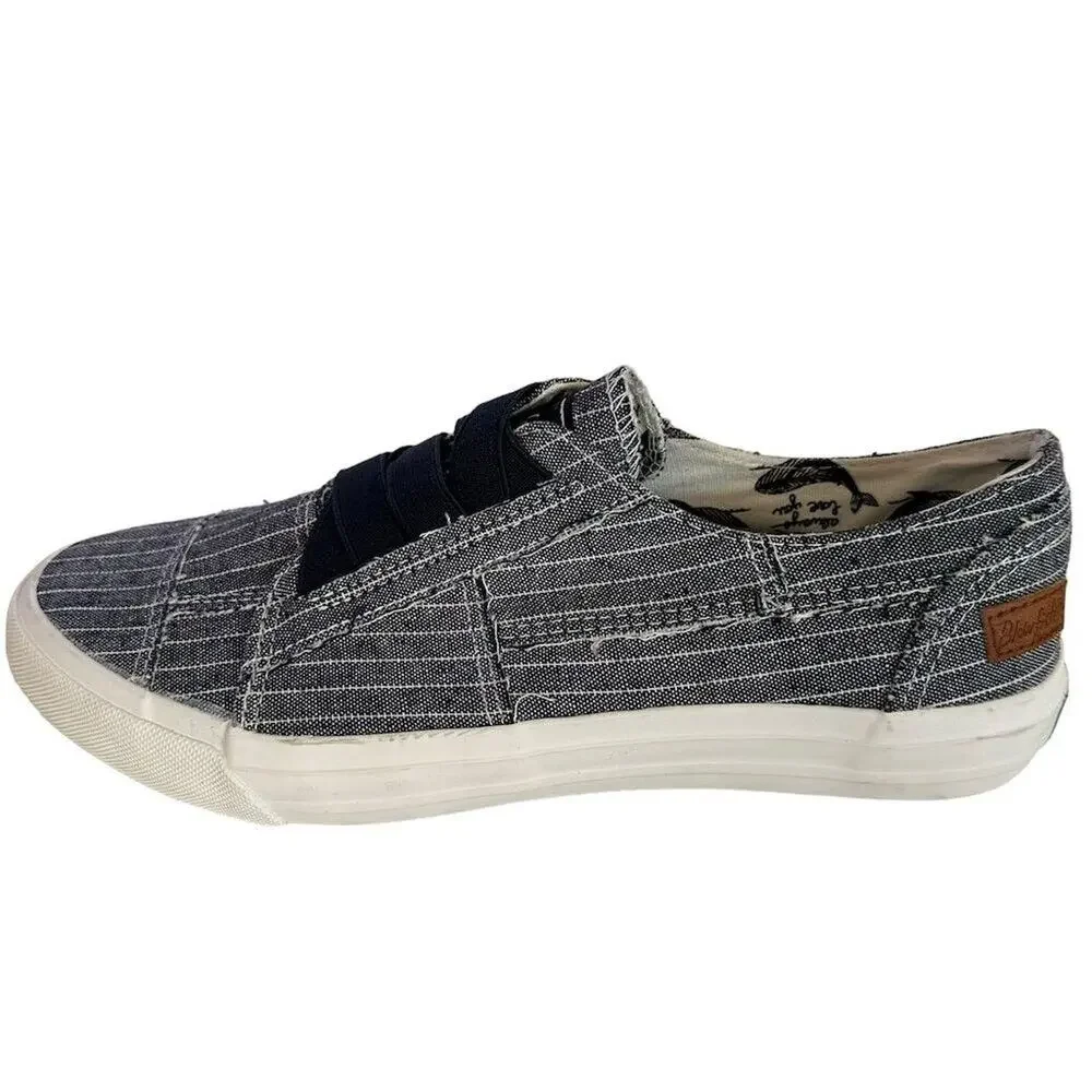 Blowfish Malibu Marley Slip-On Low Top Sneakers Gray stripe  Women’s Size 9‎ - Picture 8 of 12